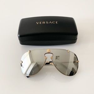 Versace Mirrored Sunglasses, New